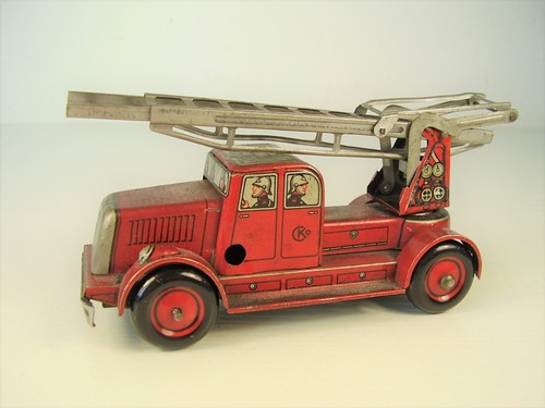 Antike blech feuerwehr - antike,